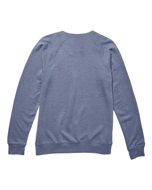Unisex French Terry Crewneck Sweatshirt - Heather Denim Back