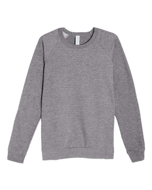 Unisex French Terry Crewneck Sweatshirt - Heather Graphite Front