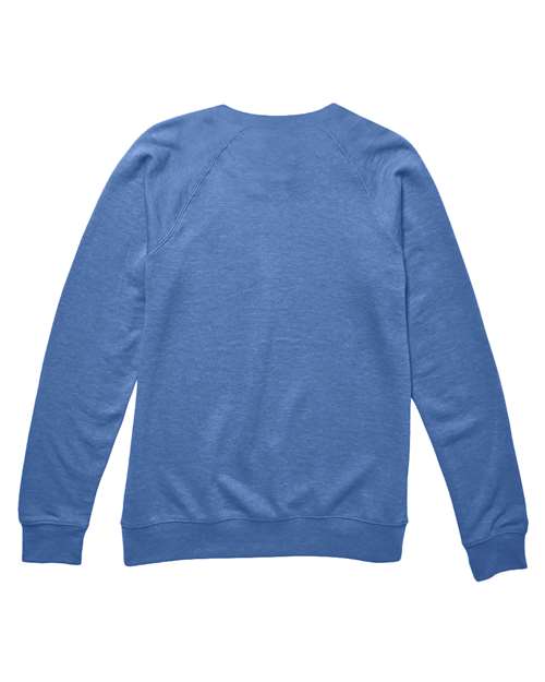 Unisex French Terry Crewneck Sweatshirt - Heather Royal Back