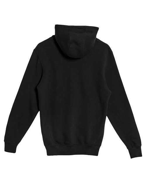 Unisex Premium Full-Zip Hooded Sweatshirt - Black Back