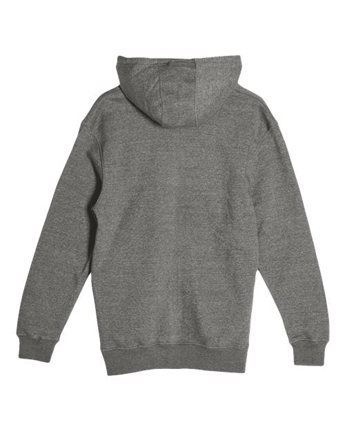 Unisex Premium Full-Zip Hooded Sweatshirt - Charcoal Heather Back