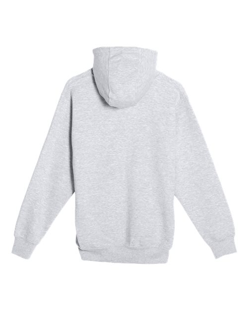 Unisex Premium Full-Zip Hooded Sweatshirt - Heather Grey Back