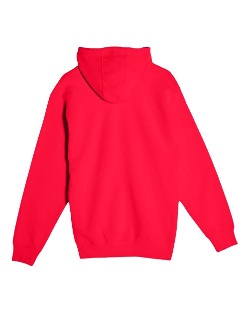 Unisex Premium Full-Zip Hooded Sweatshirt - Red Back