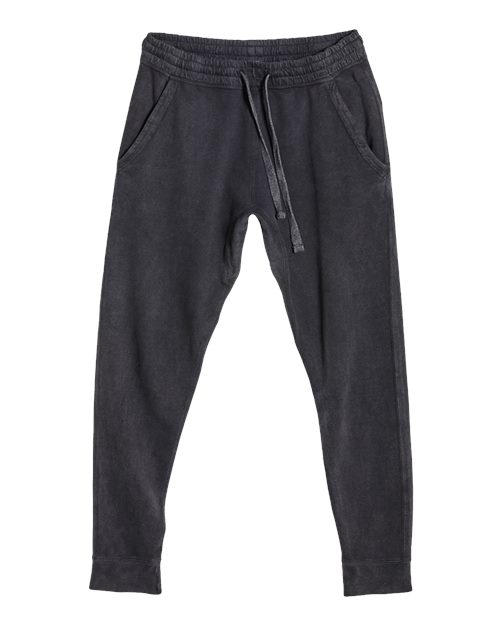 Unisex Vintage Joggers - Vintage Black Front