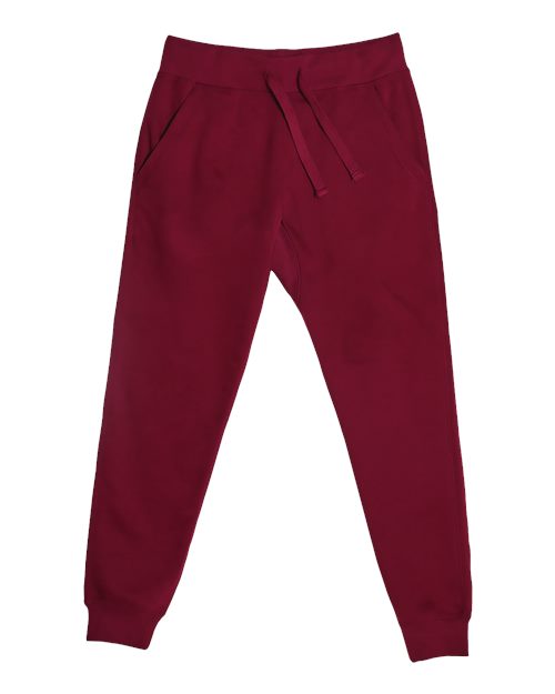 Unisex Premium Joggers - Burgundy Front