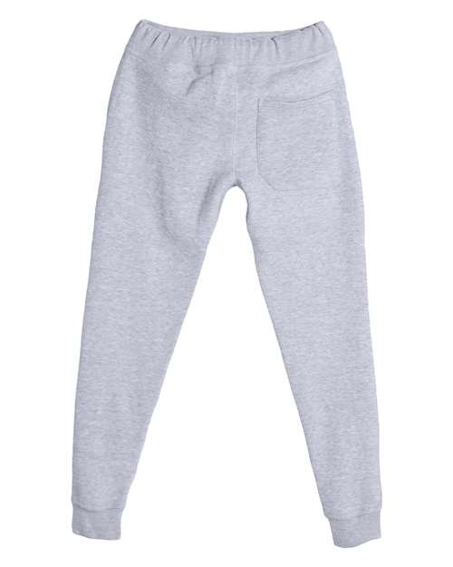 Unisex Premium Jogger Pants - Heather Grey Back