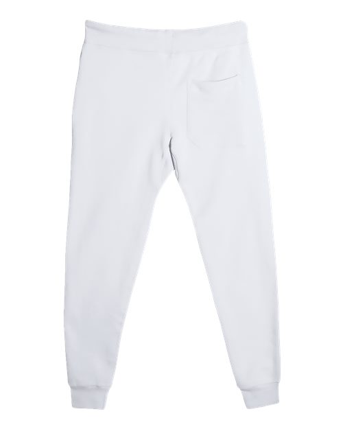 Unisex Premium Jogger Pants - White Back