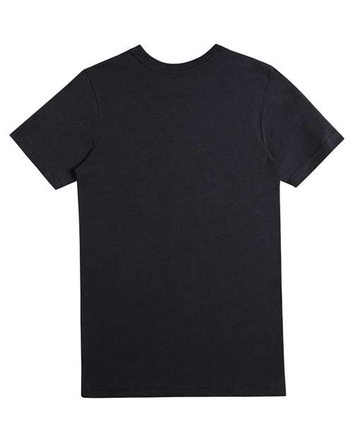 Deluxe CVC T-Shirt - Black Heather Back