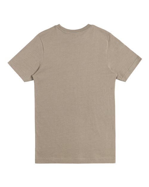 Deluxe CVC T-Shirt - Brown Heather Back