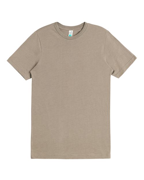 Deluxe CVC T-Shirt - Brown Heather Front