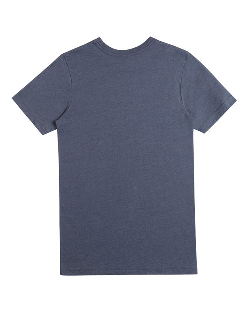 Deluxe CVC T-Shirt - Navy Heather Back