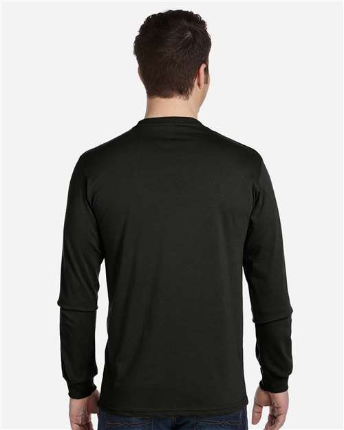 Unisex Classic Long Sleeve T-Shirt - Black Back