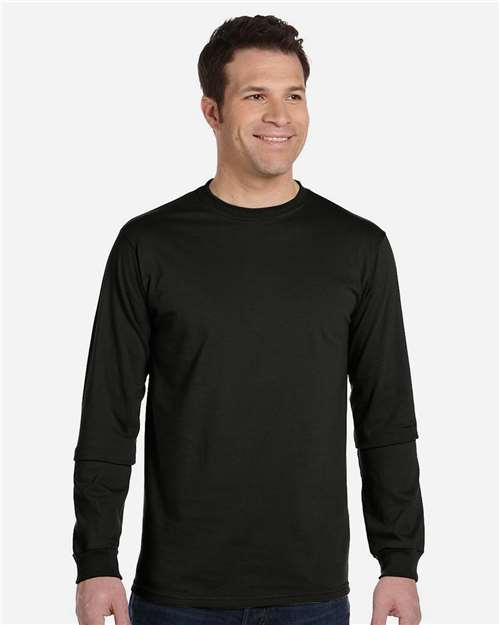 Unisex Classic Long Sleeve T-Shirt - Black Front
