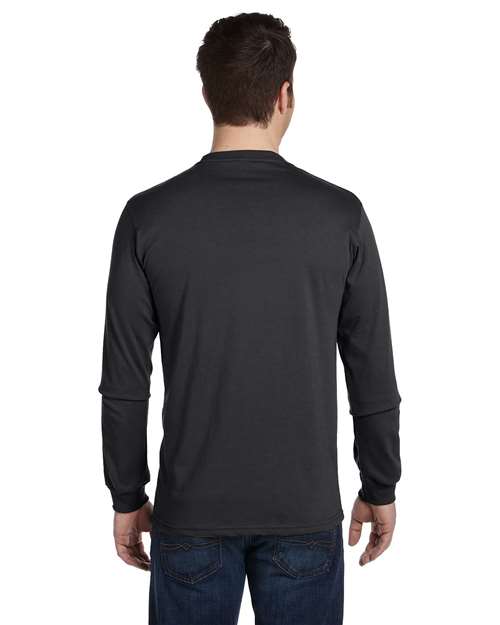 Unisex Classic Long Sleeve T-Shirt - Charcoal Back