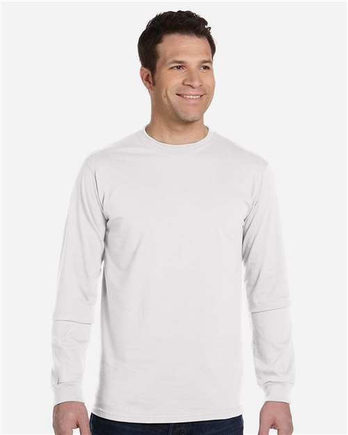 Unisex Classic Long Sleeve T-Shirt - White Front