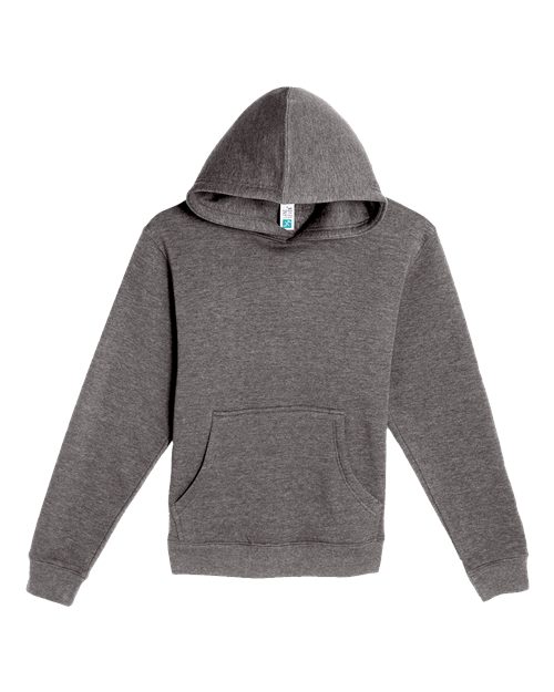 Youth Premium Pullover Hooded Sweatshirt - Charcoal Heather Front
