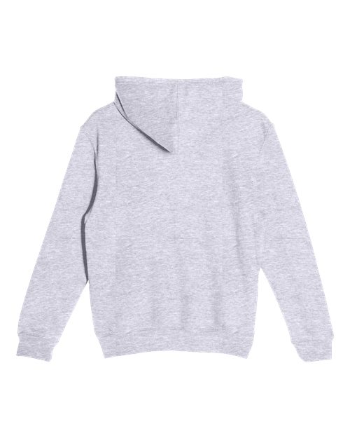 Youth Premium Pullover Hooded Sweatshirt - Heather Grey Back