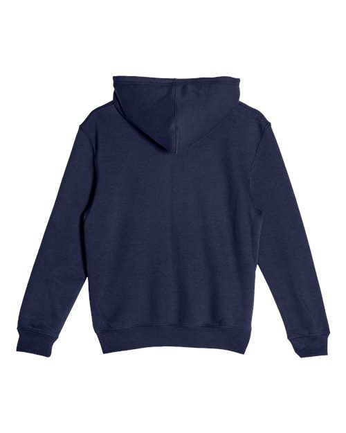 Youth Premium Pullover Hooded Sweatshirt - Navy Back