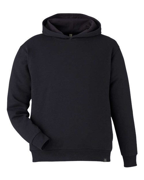 Unisex Reclaimist Fiber Hooded Sweatshirt - Black Front
