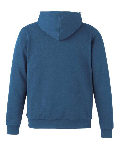 Unisex Reclaimist Fiber Hooded Sweatshirt - Tidal Blue Back