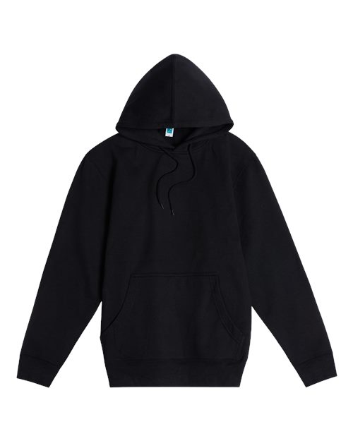 Unisex Future Fleece Hooded Sweatshirt - Black Front