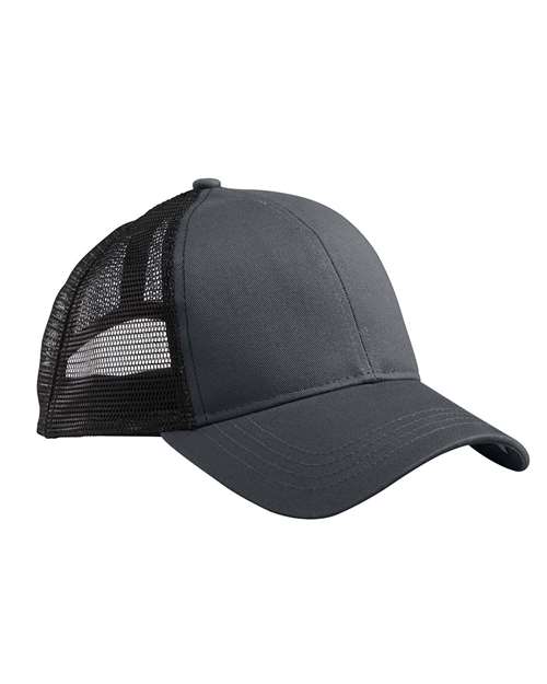 Eco Trucker Cap - Charcoal/ Black Front
