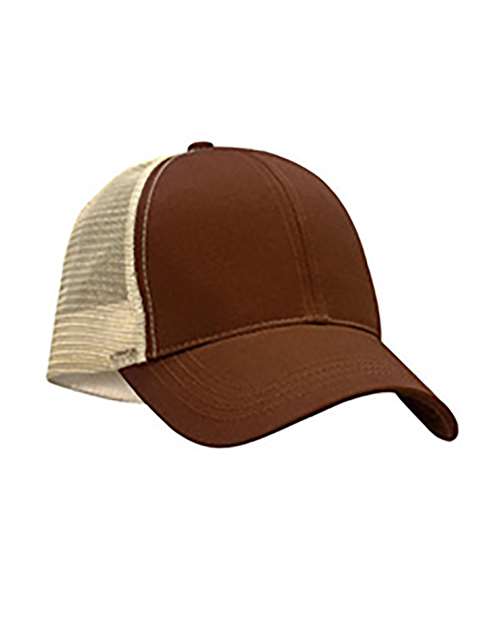 Eco Trucker Cap - Earth/ Oyster Front
