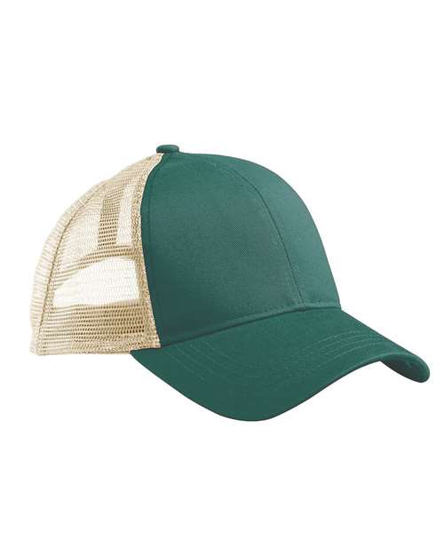 Eco Trucker Cap - Emerald Forest/ Oyster Front