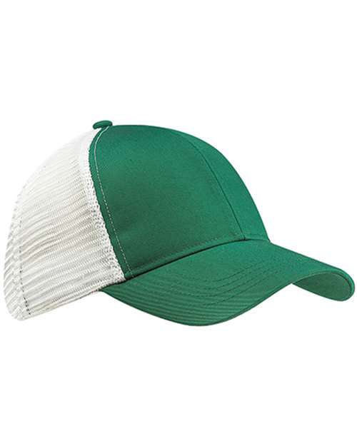 Eco Trucker Cap - Green/ White Front