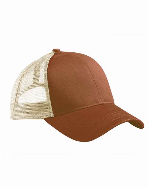 Eco Trucker Cap - Legacy Brown/ Oyster Front