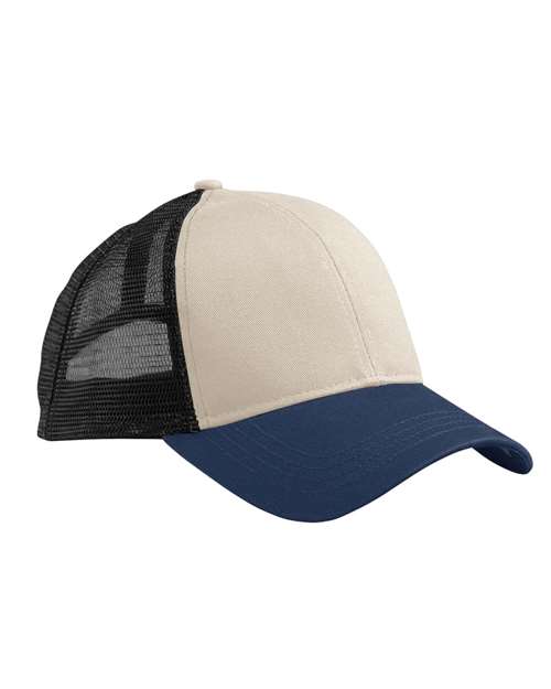 Eco Trucker Cap - Oyster/ Pacific/ Black Front