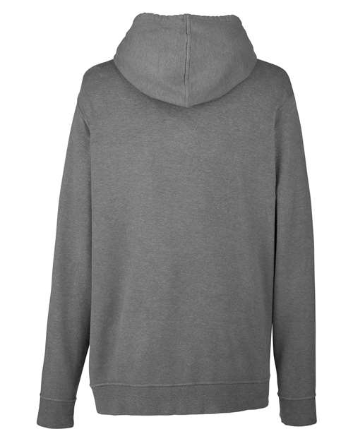 Unisex Hemp Hero Hooded Sweatshirt - Stonework Grey Back
