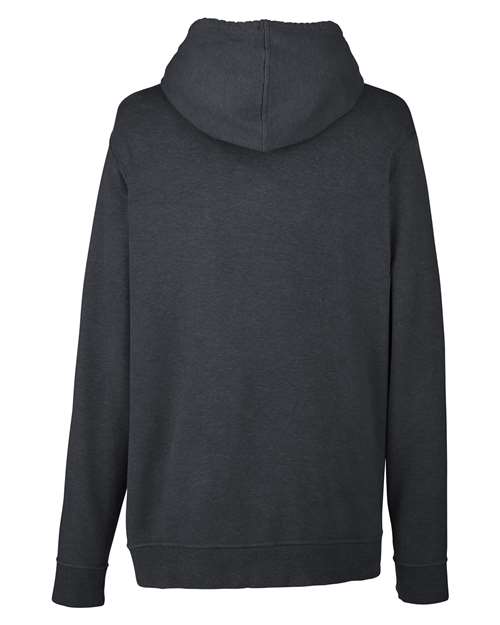 Unisex Hemp Hero Hooded Sweatshirt - Washed Black Back