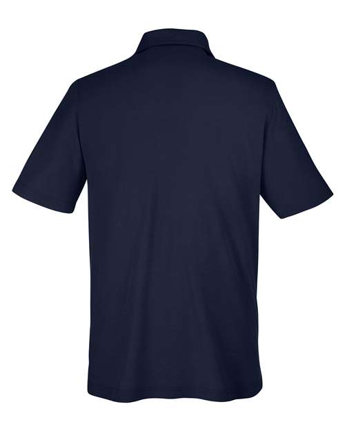 Men's Tall Fusion ChromaSoft™ Pique Polo - Classic Navy Back
