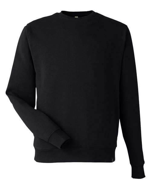 Unisex Reclaimist Fiber Crewneck Sweatshirt - Black Front