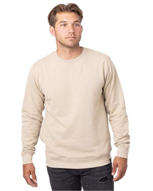 Unisex Reclaimist Fiber Crewneck Sweatshirt - Pumice Front