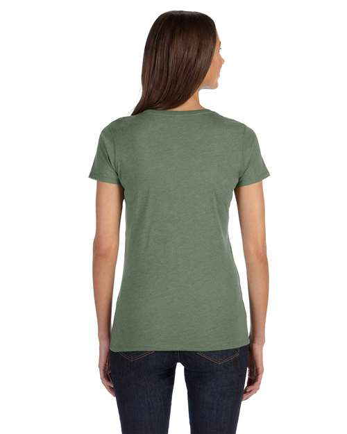 Women's Eco Blend T-Shirt - Asparagus Back