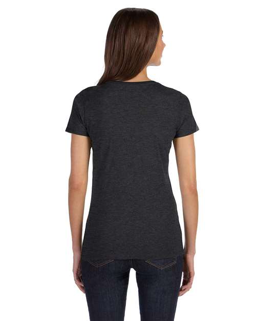 Women's Eco Blend T-Shirt - Charcoal/ Black Back