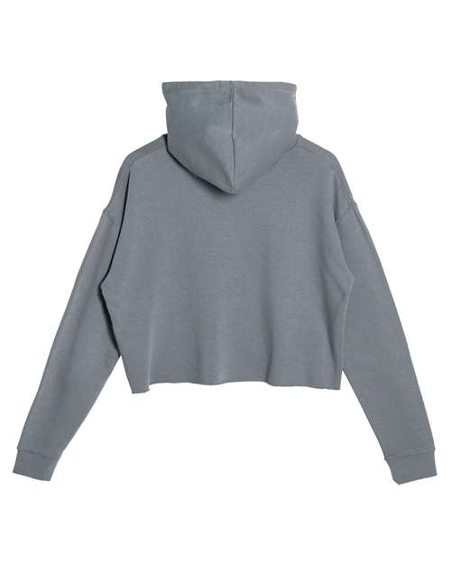 Women's Cropped Fleece Hooded Sweatshirt - Storm Back