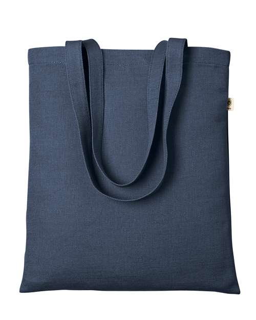 Hemp Simplicity Tote - Navy Front