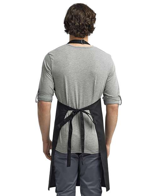 Recycled Bib Apron - Black Back