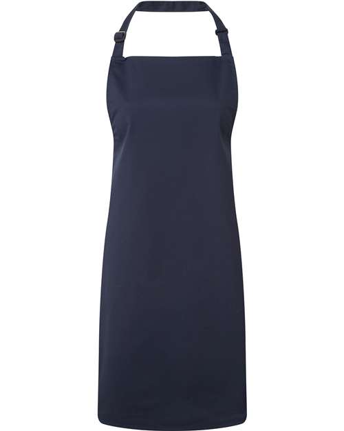 Recycled Bib Apron - Navy Front