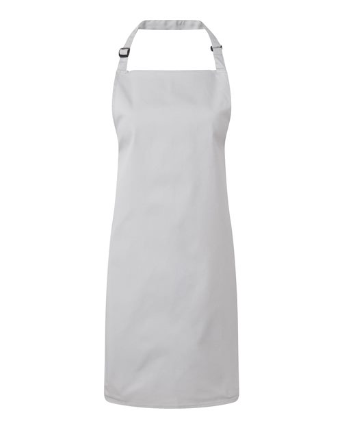Recycled Bib Apron - Silver Front