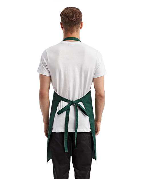 Recycled Pocket Bib Apron - Bottle Back