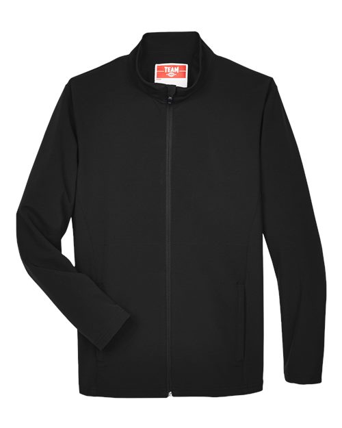 Men's Leader Soft Shell Jacket - Black Front
