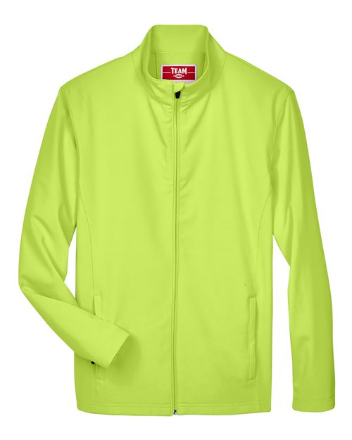 Men's Leader Soft Shell Jacket - Safety Yellow Front