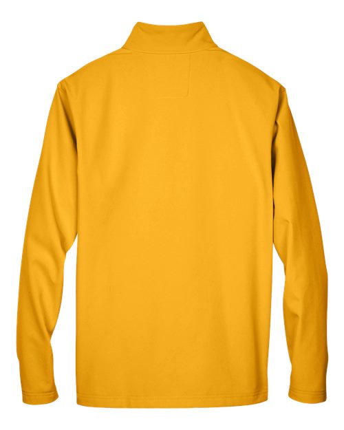 Men's Leader Soft Shell Jacket - Sport Athletic Gold Back