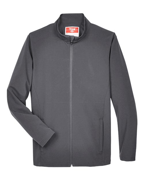Men's Leader Soft Shell Jacket - Sport Graphite Front