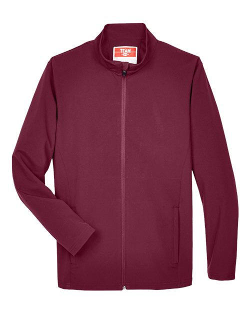 Men's Leader Soft Shell Jacket - Sport Maroon Front