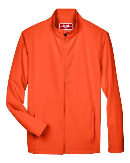 Men's Leader Soft Shell Jacket - Sport Orange Front